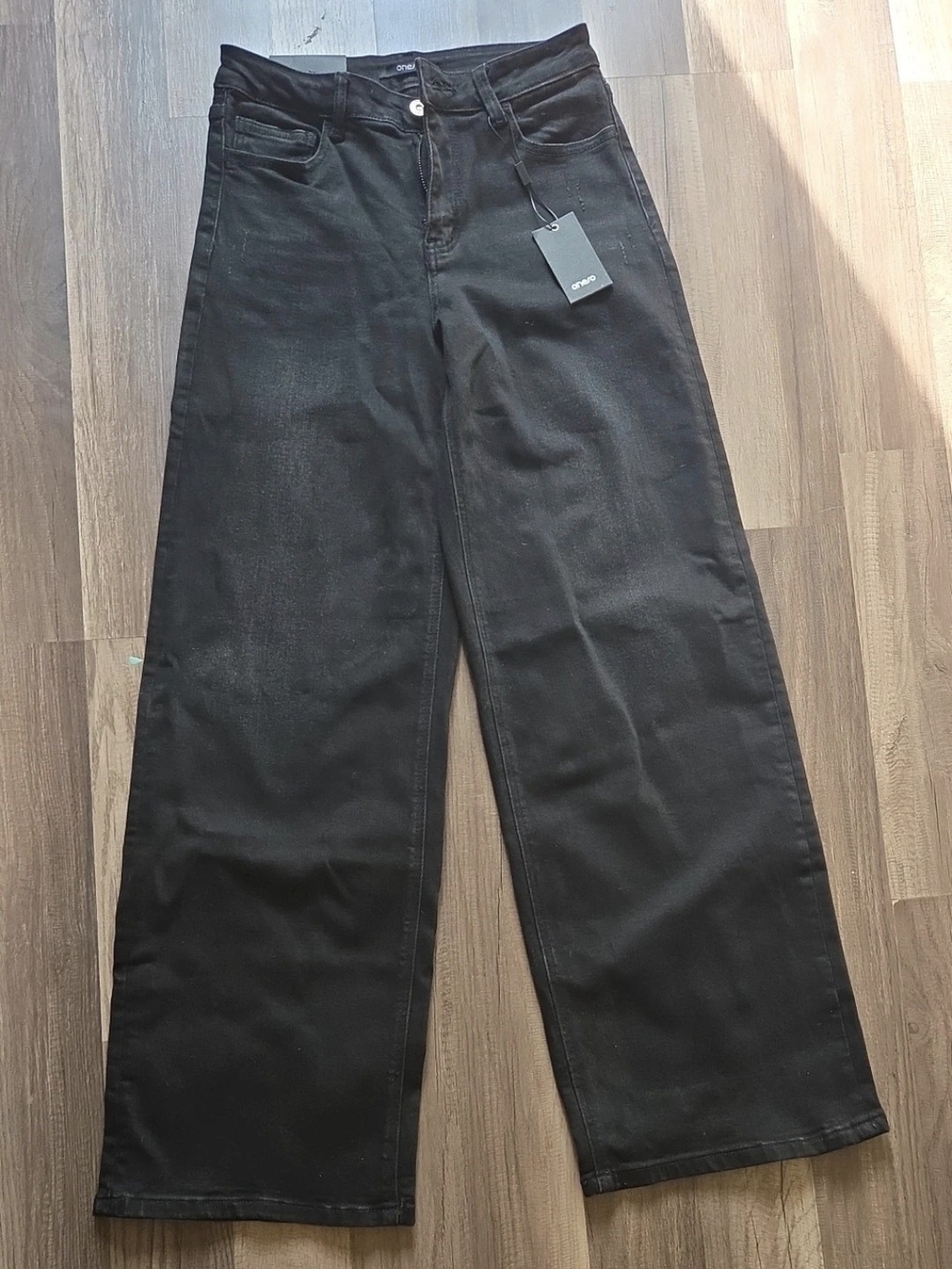 a new day Black Wide-Leg Jeans